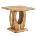 thumbnail image 4 of Wood - colored MDF side table / In home entertainment area / Safe and multifunctional use, 4 of 6