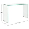 thumbnail image 4 of SAFAVIEH Ambler Console Table Clear, 4 of 5