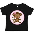 thumbnail image 3 of Inktastic Monkey Girl Girls Toddler T-Shirt, 3 of 5