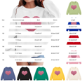 thumbnail image 3 of Ruyang Girls Long Sleeve Crew Neck Pullover Sweatshirt Kids Valentines Day Shirts Love Heart Print Outerwear Casual Loose Fit Blouse, 3 of 4