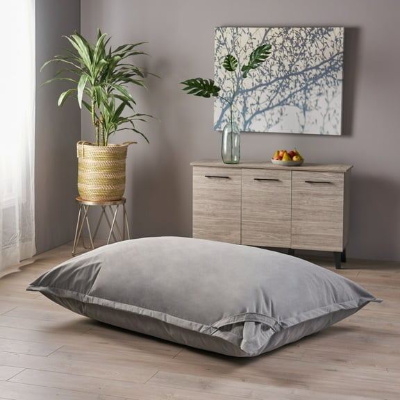 Renata Indoor Water Resistant 5.5'x4' Lounger Bean Bag