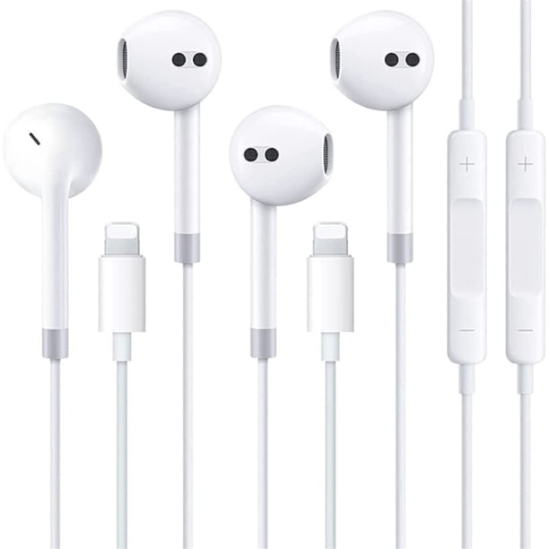 Auriculares MAKTMOI Apple Lightning Connector con micrófono y control de volumen
