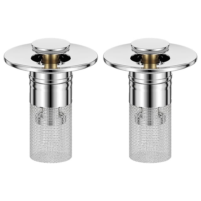 2 in1 Kitchen Sink Drain Strainer Sink Stopper Filter Bathroom Sink Drain Filter