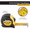 thumbnail image 5 of Titan Tools 10907 Mesure à Bande à Double Règle de 25 Pieds, 5 of 5