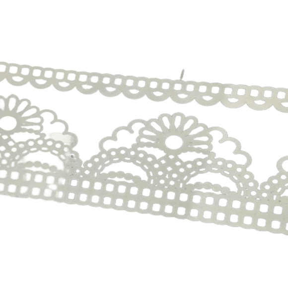 Cenefa Decorativa H&Jess Vinílica Blanca 10 m