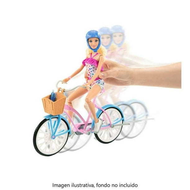 Set de Juego Barbie Bicicleta con Muñeca Walmart en línea