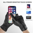 thumbnail image 5 of OZERO Winter Gloves Women PU Leather Touchscreen Gloves Windproof Water-resistant Gloves for Women, 5 of 8