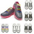 thumbnail image 3 of Cordones de silicona Macarena Sin Cordones Gris 18pcs, 3 of 8