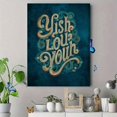 thumbnail image 4 of UXIEQU Wish You Love Canvas Wall Art 15.75x11.81 Inches, 4 of 8