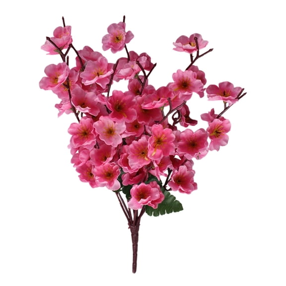 40Cm Artificial Cherry Blossom Spray Flower Branch Multicolor For Wedding Garden Home Decor Faux Spring Stem