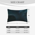 thumbnail image 6 of YFYANG Super Soft Rectangular Plush Cushion Cover (Without Pillow Insert), Mysterious Cosmic Black Hole Comfort and Non-Pilling Hidden Zip Bedroom Sofa Pillowcases, 20"x30", 6 of 9