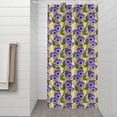 thumbnail image 2 of Pioneer Flower Floral Print Pattern Shower Curtain 36"x72" ,Bathroom Decorative Shower Curtains Set with 12 Hooks,Modern Waterproof Washable Shower Curtain, 2 of 6