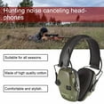 thumbnail image 2 of Mistaha Conception Électronique Protection Auditive Cache-Oreilles avec Amplification et Blocage du Bruit - Écouteurs Pliables de Chasse Réduction du Bruit en Vert, 2 of 7