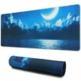 thumbnail image 1 of Moon Ocean Large Mouse Pad - XXL Extended 31.5x11.8 Inch Gaming Desk Mat, Non-Slip Base, Stitched Edges for Maximum Comfort & Precision on Computer, Office, Keyboard, Laptop, 1 of 7