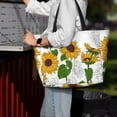 thumbnail image 7 of Sigee Plump Sunflower And Sketch Print Extra Large Waterproof Beach Travel Bag with Zipper - Durable and Versatile for Vacation, Gym, and Daily Use, 7 of 7