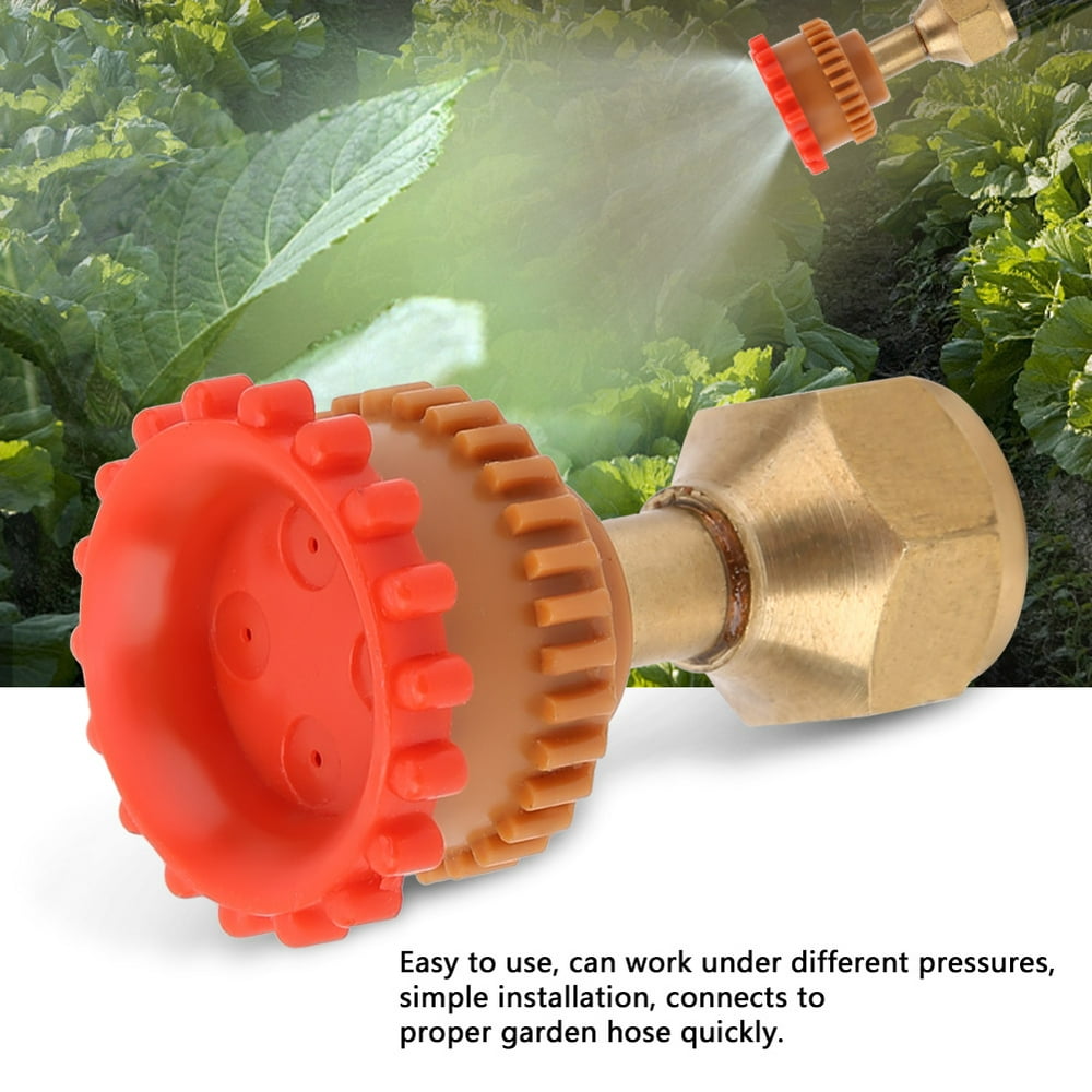 FAGINEY Mist Nozzle, 4 Holes Sprayer,Electric Spray Mist Nozzle 4 Holes