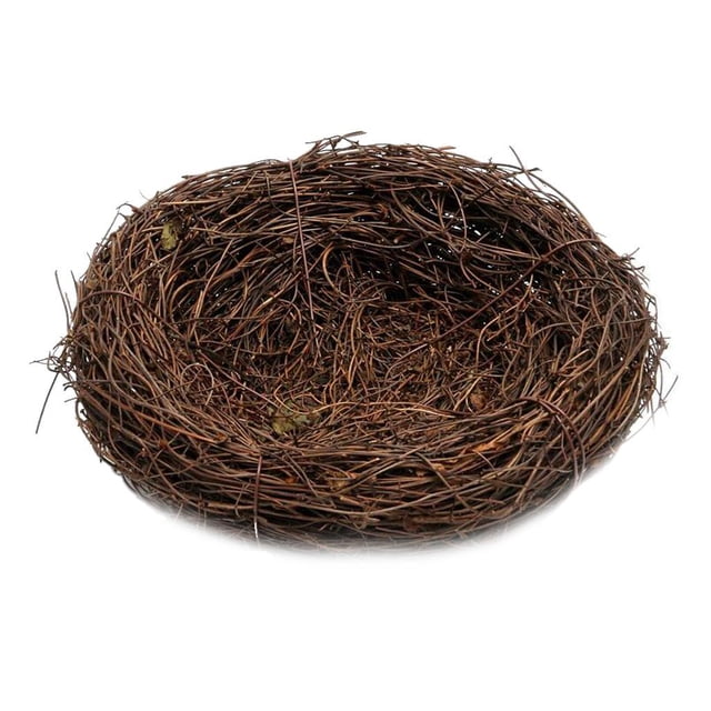 DOLITY Dia inch Rattan Vine Feeder Bird House Feeder Perfect Gift Present Sill Decor 30cm