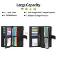 thumbnail image 3 of FALAN MULE Womens Wallet RFID Blocking Soft Leather Trifold Card Holder, 3 of 7