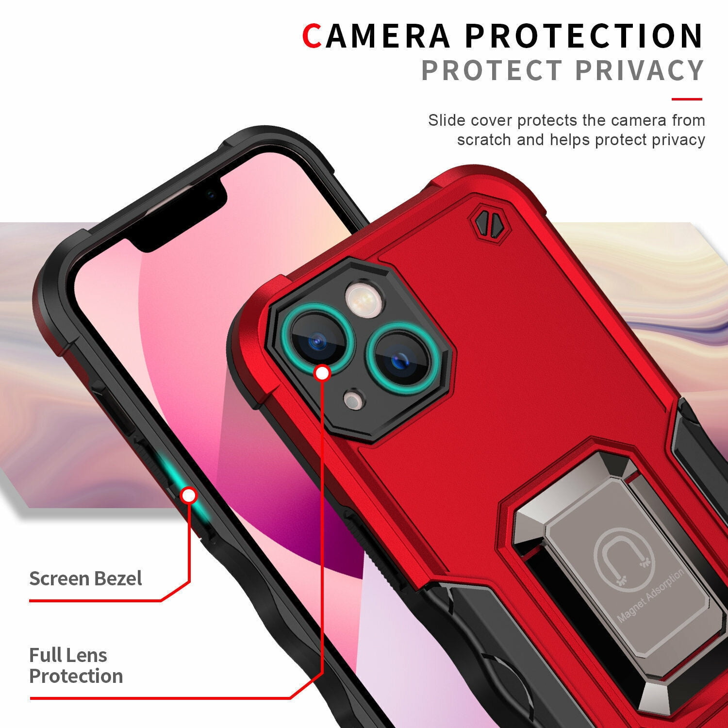 Coque antichoc Armor bleu pour iPhone 11 Pro Max - Dos rigide PC + TPU
