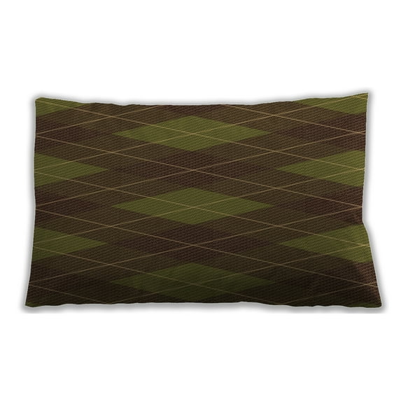 Ahgly Company Indoor Rectangular Contemporary Lumbar Throw Pillow, 13 inch by 19 inch
