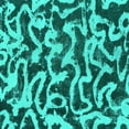 thumbnail image 1 of Ahgly Company Machine Washable Indoor Square Abstract Turquoise Blue Modern Area Rugs, 3' Square, 1 of 4