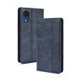 thumbnail image 1 of Compatible with Samsung Galaxy A03 Core Case Magnetic Closure Vintage Pattern PU Leather Wallet Cover with Card Slots-Blue, 1 of 5