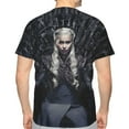 thumbnail image 2 of Game Of Thrones T Shirt 3d Printed Crewneck Graphic Short Sleeve Tees For Mens, 2 of 6
