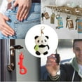 thumbnail image 2 of Llavero Panda: Adorable Llavero De Peluche Panda, Llavero Para Bolso Panda | Llavero Con Charm Panda, Llavero Panda, Llavero Panda, 2 of 8