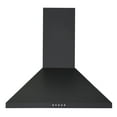 thumbnail image 2 of Ancona Hotte Murale Convertible 24” en Noir Mat, 2 of 7