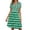 F-388Dark Green, variant on ZHOGXU Womens Summer Dresses Short Sleeve Lapel Plaid Striped Print A Line Elegant Relaxed Fit Shirt Dress For Casual Daily Wear,Dark Green,Xxl