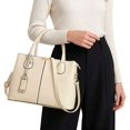 thumbnail image 4 of BadPiggies Women Satchel Handbags Top Handle Purse Medium Tote Bag Vegan Leather Shoulder Bag, 4 of 10