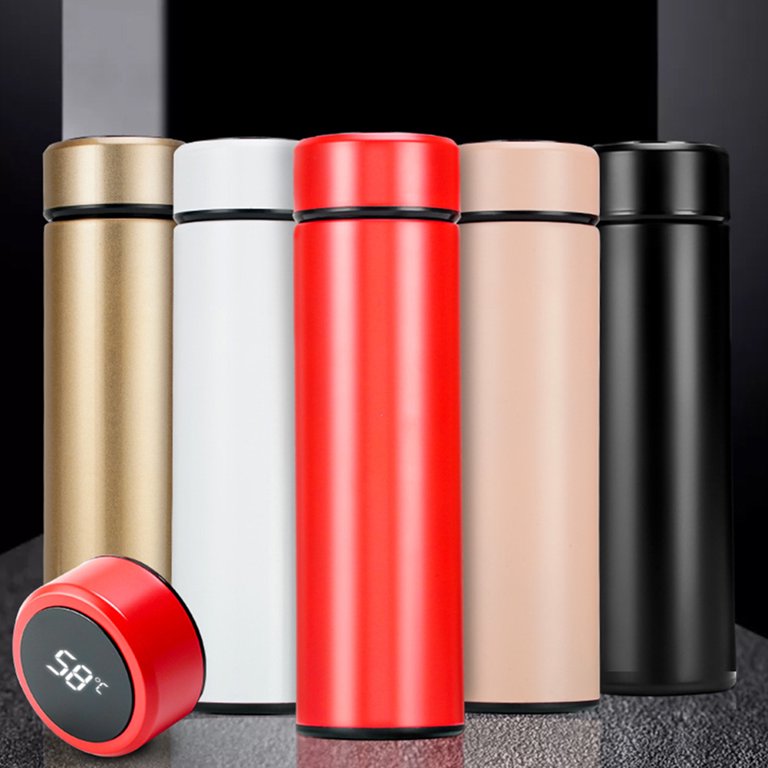 LED Temperature Display Stainless Steel Insulated Touch Thermal Water Bottle