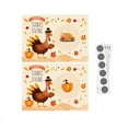 thumbnail image 3 of Thanksgiving Party Scratch Game Turkey Cards Holiday Festive Raffle Tickets, 3 of 6