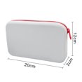 thumbnail image 4 of LCXmlly Portable Makeup Bag Large Capacity Silicone Makeup Organizer Waterproof Smooth Zipper Multi purpose Portable Storage, 4 of 8