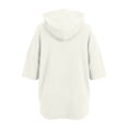 thumbnail image 5 of Bigetiay Hoodie Women Relaxed Fit Short Sleeve Hooded Sweatshirt for Summer V Neck Pullover Top Women Sweatshirt White Hoodie Women, Size S, 5 of 5
