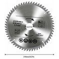 thumbnail image 4 of Juego de 3 hojas de sierra circular de carburo de tungsteno, 24T 48T 60T TCT Sah para madera, metal y aluminio (210 x 30 mm), 4 of 5