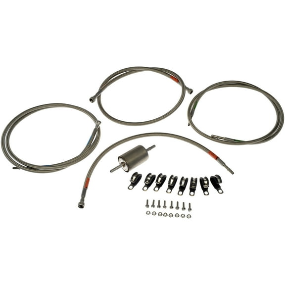 Dorman 819-817 Front Fuel Line for Specific Chevrolet / GMC Models, Silver