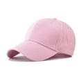 thumbnail image 4 of Prolriy Baseball Cap Hats for Men Women Solid Color Duck Hat Trend Personality Outdoor Print Breathable Mesh Hat Trucker Hat Pink, 4 of 5