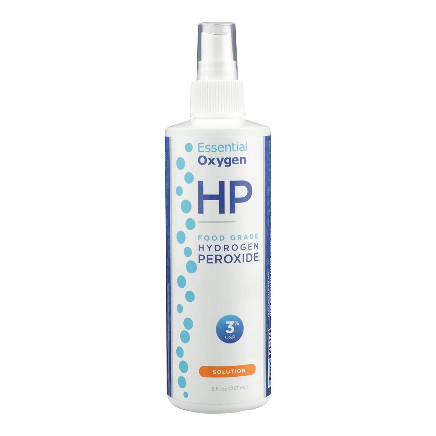 Essential Oxygen 3% Food Grade Hydrogen Peroxide 8 fl oz Pack of 4