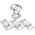 thumbnail image 3 of Gibson Home Gracious Dining Espresso Saucer & Cup Set w/ Stand, 13 Pieces, 3 of 7
