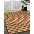 thumbnail image 3 of Ahgly Company Machine Washable Indoor Rectangle Abstract Orange Area Rugs, 5' x 8', 3 of 7