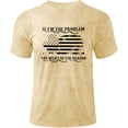 thumbnail image 3 of if I'm The Problem You Might Be The Reason Graphic Tees for Men 2026 Summer Casual Short Sleeve Crewneck Funny T Shirts, 3 of 4