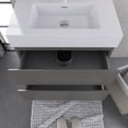 thumbnail image 5 of Alice 30" Wall Mounted Floating Bathroom Vanity in Gray with White Basin, 5 of 13