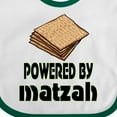 thumbnail image 4 of Inktastic Funny Passover Powered by Matzah Boys or Girls Baby Bib, 4 of 4
