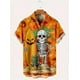 thumbnail image 5 of Camisas hawaianas de manga corta, divertidas camisas de Halloween, camisas de moda para hombres, blusas de playa espeluznantes, ropa para hombres, camisas de un solo pecho, 5 of 5