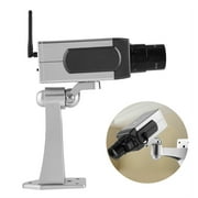 Fake Camera, Bullet Sensing Camera Dummy Waterproof Security Surveillance Shopping Mall for Indoor and Outdoor