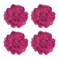 thumbnail image 1 of Uxcell 4 Paquete de Broches y Pines de Rosa para Mujeres, Pines de Solapa Delicados de Tela de Satén, Grandes Flores de Camelia, Clips de Rosa Roja, 1 of 1