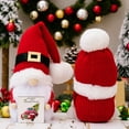thumbnail image 5 of Esho Swedish Elf Dwarf Santa Dolls Plush Knit Christmas Gnomes Table Stand Decor, 5 of 8