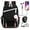 Black A, variant on School Backpack Bookbag for Middle High School College Student 21L Casual Daypack Schoolbag Bookbag with USB Charging Port