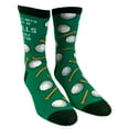 thumbnail image 2 of Men's You'll Need A Lot Of Balls to Golf With Me Socks Funny Fathers Day Golfing Footwear, 2 of 8